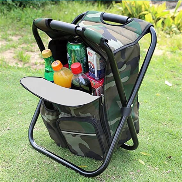 Folding Camping Chair Stool Backpack - Folding Camping Chair Stool Backpack - Image 2 of 2