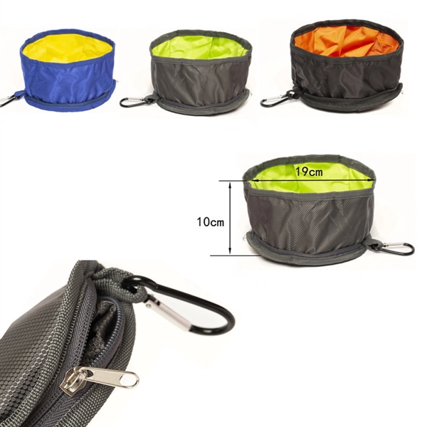 Portable Outdoor Collapsible Dog Bowls - Portable Outdoor Collapsible Dog Bowls - Image 6 of 8