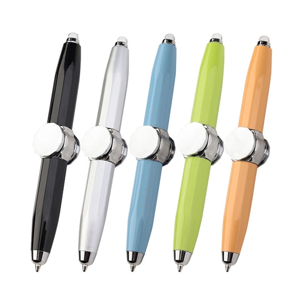 Gyroscope Pen With Flashlight - Gyroscope Pen With Flashlight - Image 0 of 1