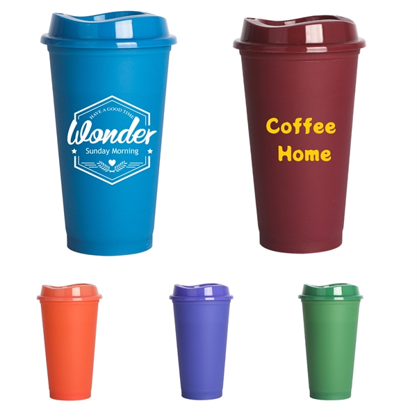 16 oz Hot Color Changing Cups With Lids - 16 oz Hot Color Changing Cups With Lids - Image 1 of 1