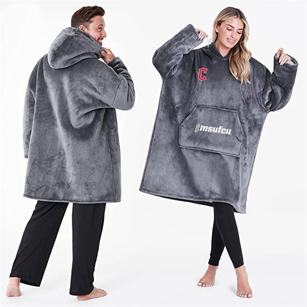 Sherpa Oversized Blanket Hoodie - Sherpa Oversized Blanket Hoodie - Image 0 of 2