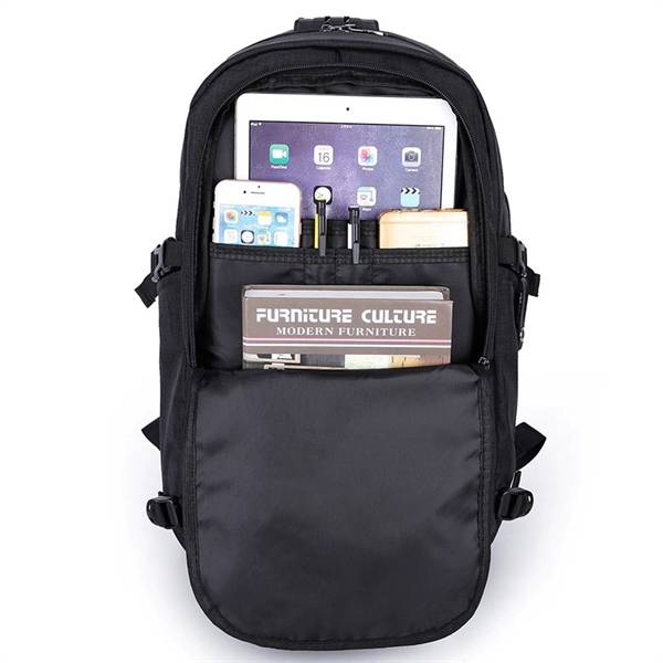 Anti Theft Laptop Backpack With Usb - Anti Theft Laptop Backpack With Usb - Image 1 of 5