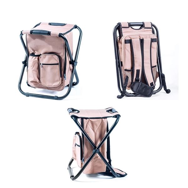 Folding Stool With Ice Bag - Folding Stool With Ice Bag - Image 1 of 1
