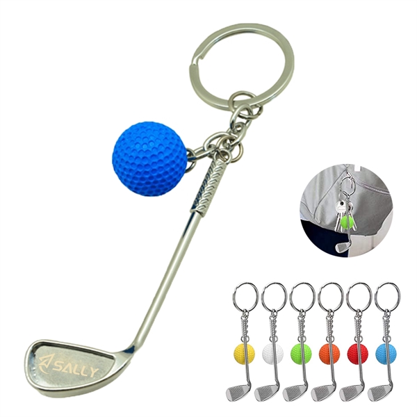 Golf Clubs Keychain - Golf Clubs Keychain - Image 0 of 0