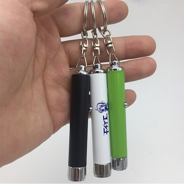 Logo Projector Led Flashlight Keychain - Logo Projector Led Flashlight Keychain - Image 1 of 1