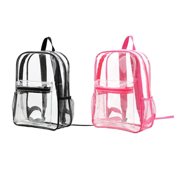 Clear School Bag - Clear School Bag - Image 1 of 2