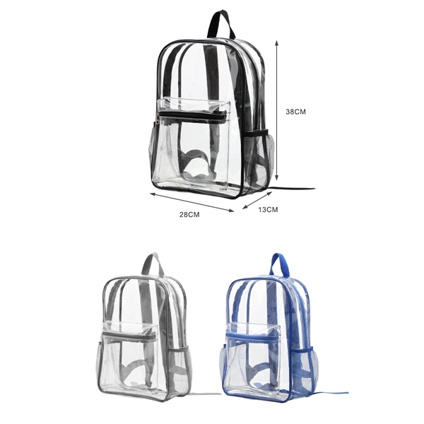 Clear School Bag - Clear School Bag - Image 2 of 2