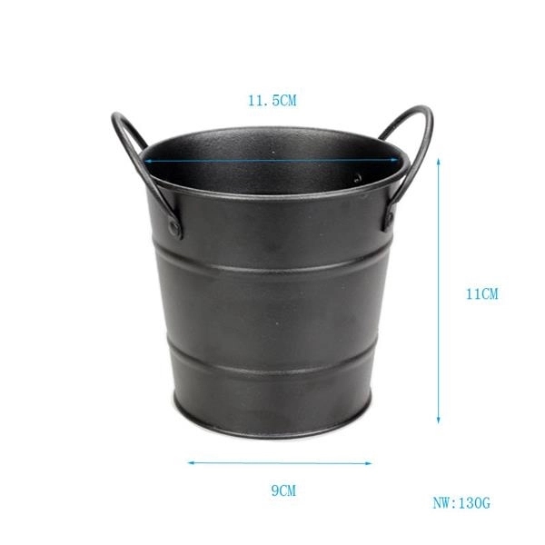 Metal Ice Bucket With Handles - Metal Ice Bucket With Handles - Image 2 of 2