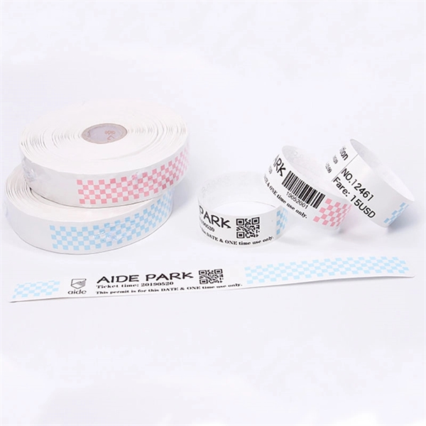 3/4'' Tyvek Wristband - 3/4'' Tyvek Wristband - Image 0 of 1