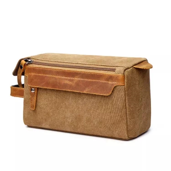 Canvas Travel Toiletry Bag - Canvas Travel Toiletry Bag - Image 1 of 4