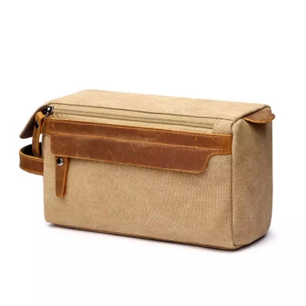 Canvas Travel Toiletry Bag - Canvas Travel Toiletry Bag - Image 2 of 4