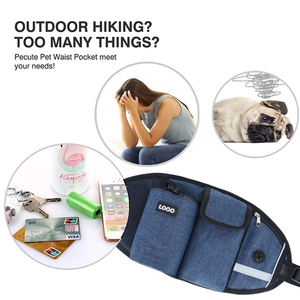Waist Bag With Pet Leash - Waist Bag With Pet Leash - Image 6 of 7