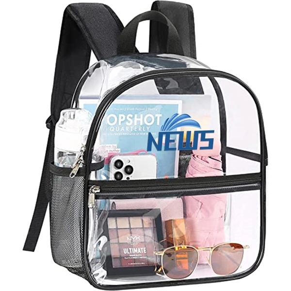 Clear PVC Mini Backpack - Clear PVC Mini Backpack - Image 0 of 1