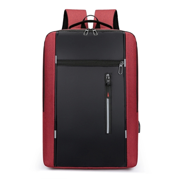 Laptop Backpack With Usb Charging Port - Laptop Backpack With Usb Charging Port - Image 1 of 7