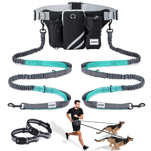 Retractable Bungee Dog Leash Running Waist Bag - Retractable Bungee Dog Leash Running Waist Bag - Image 0 of 6