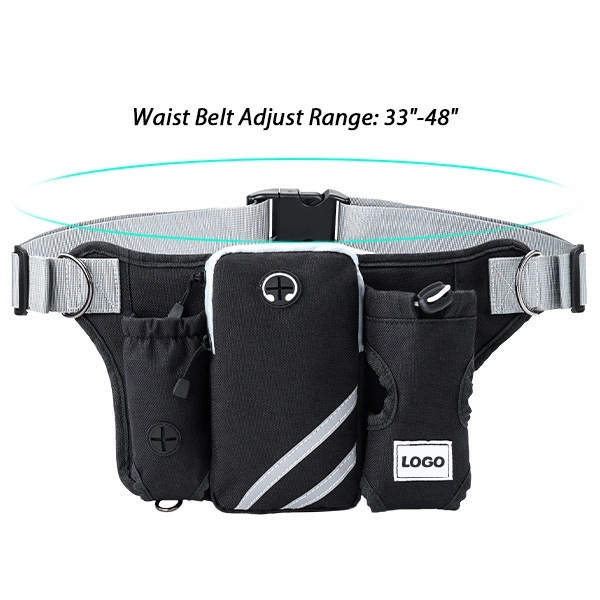 Retractable Bungee Dog Leash Running Waist Bag - Retractable Bungee Dog Leash Running Waist Bag - Image 5 of 6