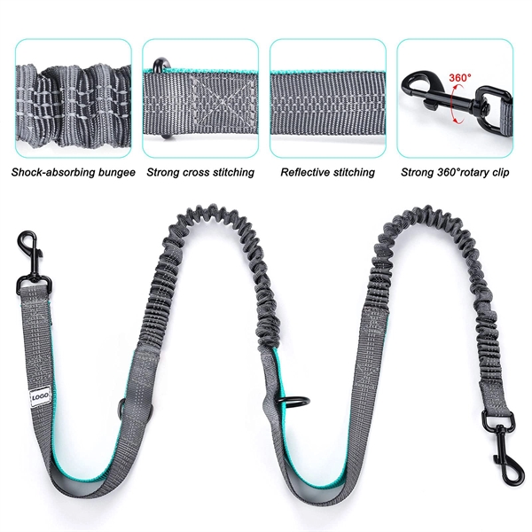 Retractable Bungee Dog Leash Running Waist Bag - Retractable Bungee Dog Leash Running Waist Bag - Image 6 of 6