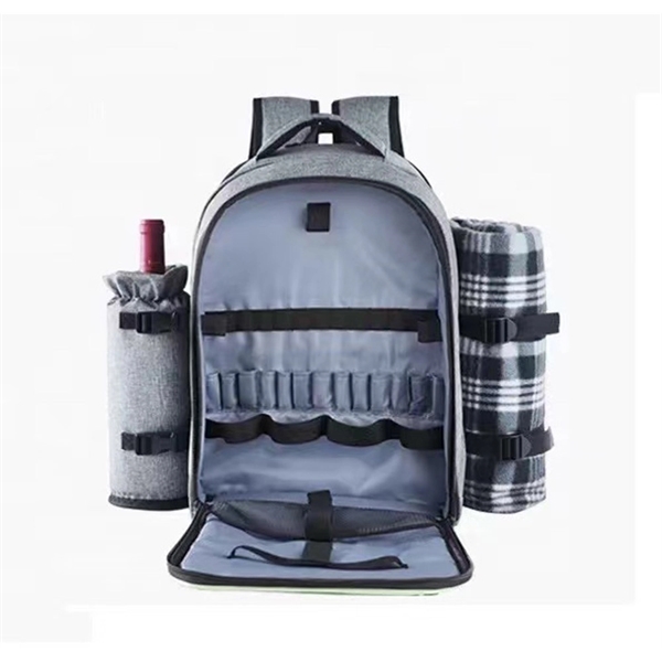 Picnic Backpack Bag With Blanket - Picnic Backpack Bag With Blanket - Image 1 of 1