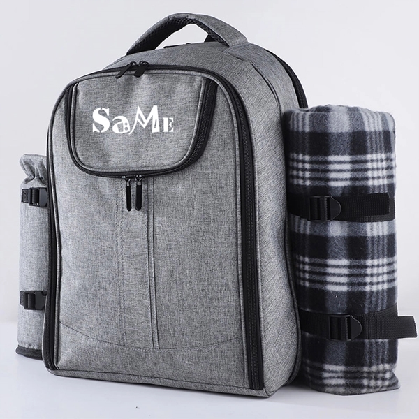 Picnic Backpack Bag With Blanket - Picnic Backpack Bag With Blanket - Image 0 of 1