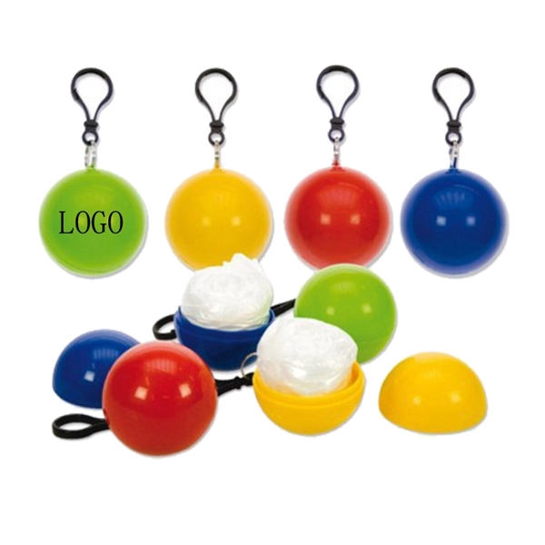 Ball Shape Disposable Rain Poncho - Ball Shape Disposable Rain Poncho - Image 0 of 0