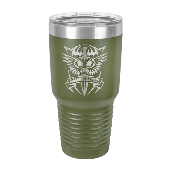 Polar Camel Stainless Steel 30 oz Ringed Tumbler - Polar Camel Stainless Steel 30 oz Ringed Tumbler - Image 32 of 35