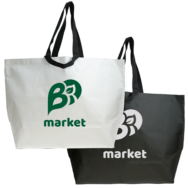 Haul-All Jumbo Laminated Tote - Haul-All Jumbo Laminated Tote - Image 0 of 1
