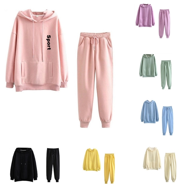 Warm Pullover Hoodie Set - Warm Pullover Hoodie Set - Image 1 of 1