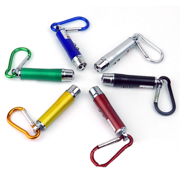 Bright LED Aluminum Flashlight Keychain Keylight - Bright LED Aluminum Flashlight Keychain Keylight - Image 1 of 1
