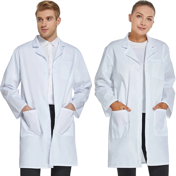 Professional Unisex Lab Coat - Professional Unisex Lab Coat - Image 0 of 3