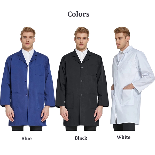 Professional Unisex Lab Coat - Professional Unisex Lab Coat - Image 2 of 3