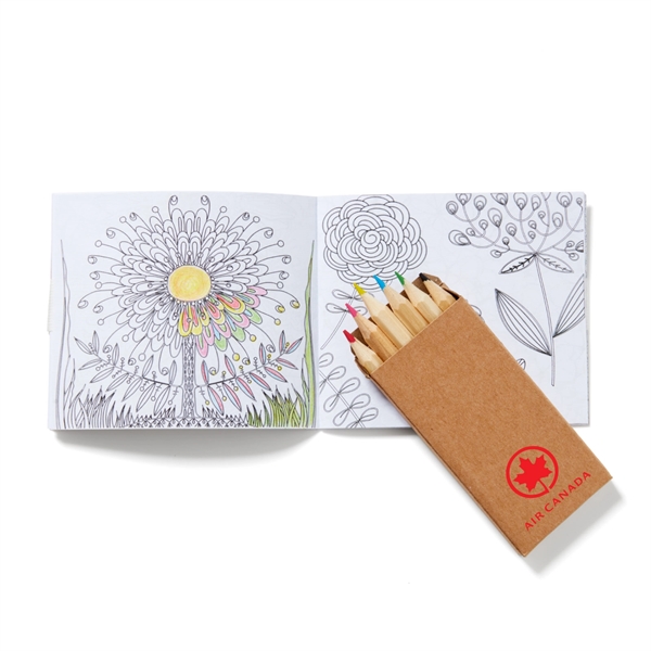 Flowers Adult Coloring Book To Go - Flowers Adult Coloring Book To Go - Image 1 of 1