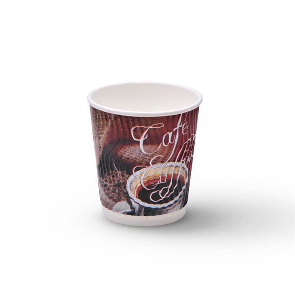 7 oz Insulated Paper Coffee Cups - Flexo - 7 oz Insulated Paper Coffee Cups - Flexo - Image 1 of 1