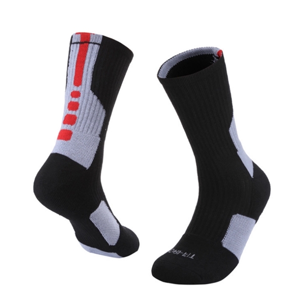 One Size Fits Most Athletic Cotton Crew Socks - One Size Fits Most Athletic Cotton Crew Socks - Image 1 of 3