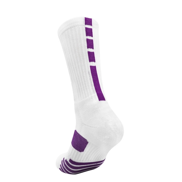 One Size Fits Most Athletic Cotton Crew Socks - One Size Fits Most Athletic Cotton Crew Socks - Image 2 of 3