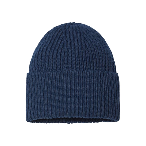 Atlantis Headwear Sustainable Chunky Rib Cuffed Beanie - Atlantis Headwear Sustainable Chunky Rib Cuffed Beanie - Image 20 of 22