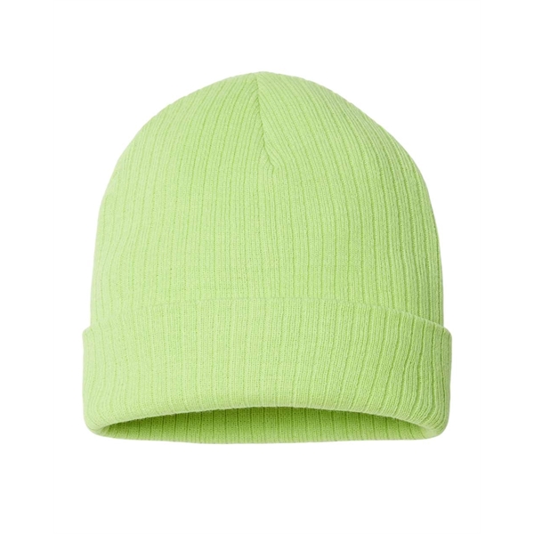 Atlantis Headwear Sustainable Rib Cuffed Beanie - Atlantis Headwear Sustainable Rib Cuffed Beanie - Image 12 of 15