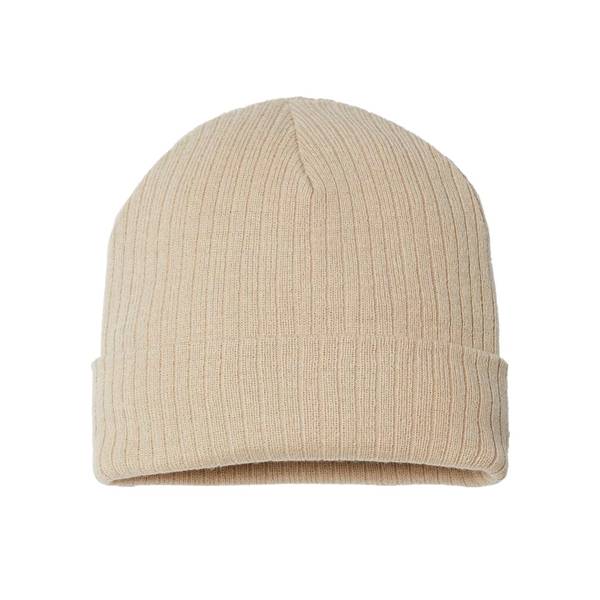 Atlantis Headwear Sustainable Rib Cuffed Beanie - Atlantis Headwear Sustainable Rib Cuffed Beanie - Image 13 of 15