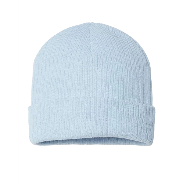 Atlantis Headwear Sustainable Rib Cuffed Beanie - Atlantis Headwear Sustainable Rib Cuffed Beanie - Image 14 of 15