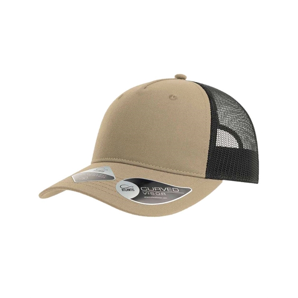 Atlantis Headwear Sustainable Five-Panel Trucker Cap - Atlantis Headwear Sustainable Five-Panel Trucker Cap - Image 5 of 27