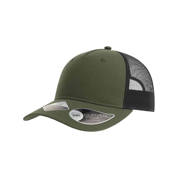 Atlantis Headwear Sustainable Five-Panel Trucker Cap - Atlantis Headwear Sustainable Five-Panel Trucker Cap - Image 9 of 27