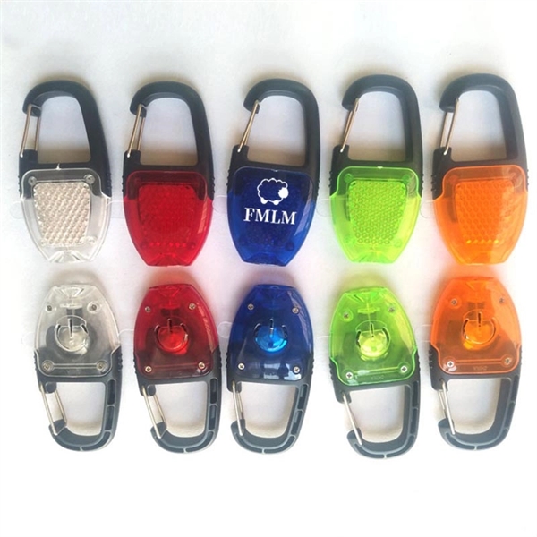 Reflector Key Light With Carabiner - Reflector Key Light With Carabiner - Image 0 of 1