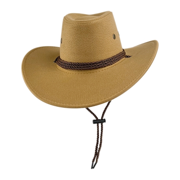 Western Suede Cowboy Hat - Western Suede Cowboy Hat - Image 2 of 10