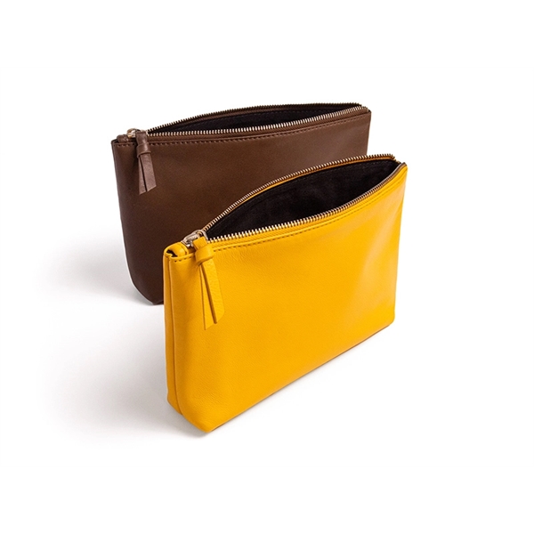 Real Leather Gusset Pouch (Medium) - Real Leather Gusset Pouch (Medium) - Image 3 of 3