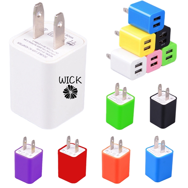 Dual Usb Port Wall Charger - Dual Usb Port Wall Charger - Image 0 of 7