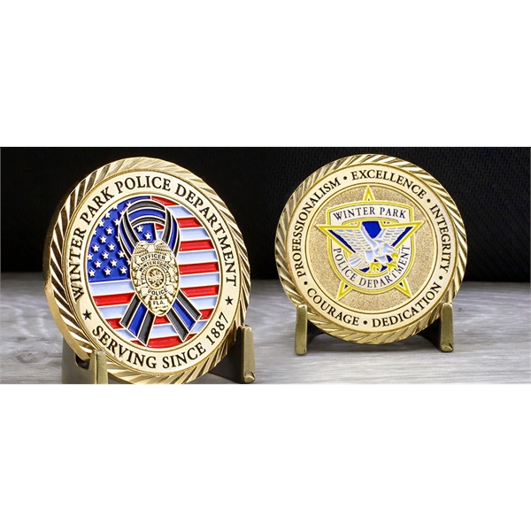 Police Challenge Coins - Die Struck With Enamel Colors - Police Challenge Coins - Die Struck With Enamel Colors - Image 0 of 0