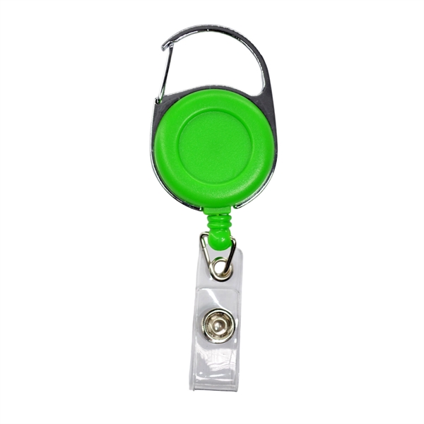 Retractable Round Badge Reel w/ Belt Clip - Retractable Round Badge Reel w/ Belt Clip - Image 8 of 15