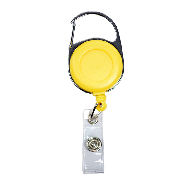 Retractable Round Badge Reel w/ Belt Clip - Retractable Round Badge Reel w/ Belt Clip - Image 9 of 15