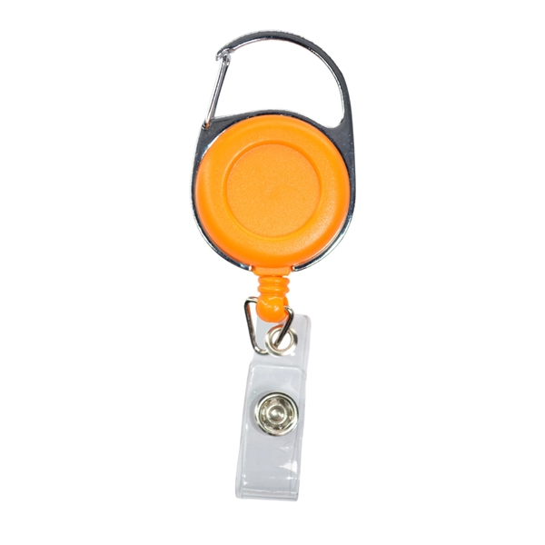 Retractable Round Badge Reel w/ Belt Clip - Retractable Round Badge Reel w/ Belt Clip - Image 11 of 15