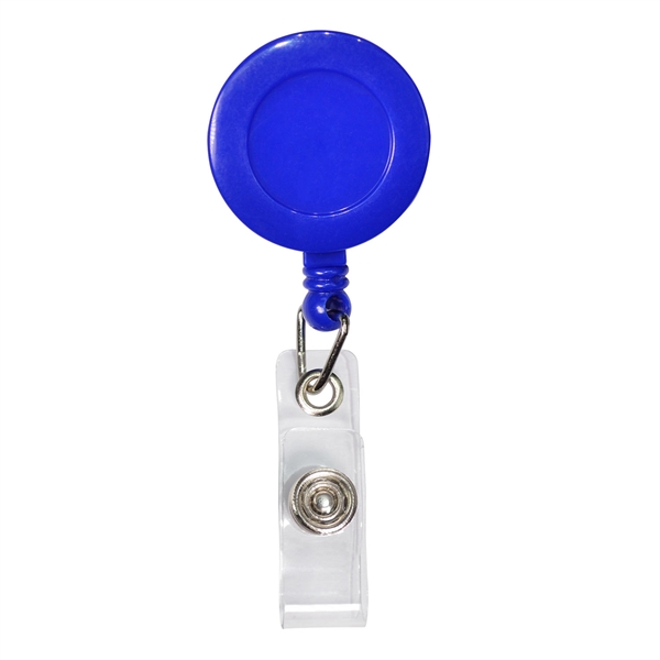 Round Badge Reel Holder w/ Rotating Bull Dog Clip - Round Badge Reel Holder w/ Rotating Bull Dog Clip - Image 2 of 4