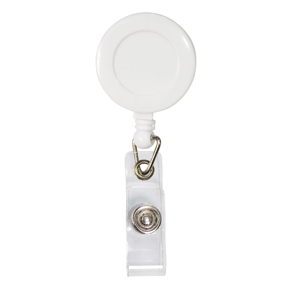 Round Badge Reel Holder w/ Rotating Bull Dog Clip - Round Badge Reel Holder w/ Rotating Bull Dog Clip - Image 3 of 4